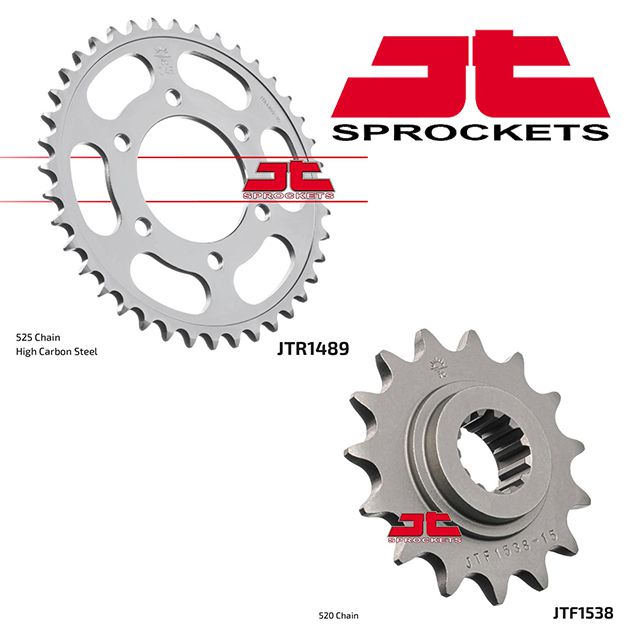 Daihana（3点） Coroa e Pinhão JT Sprockets Kawasaki Ninja ZX10 (11-21) - Modena