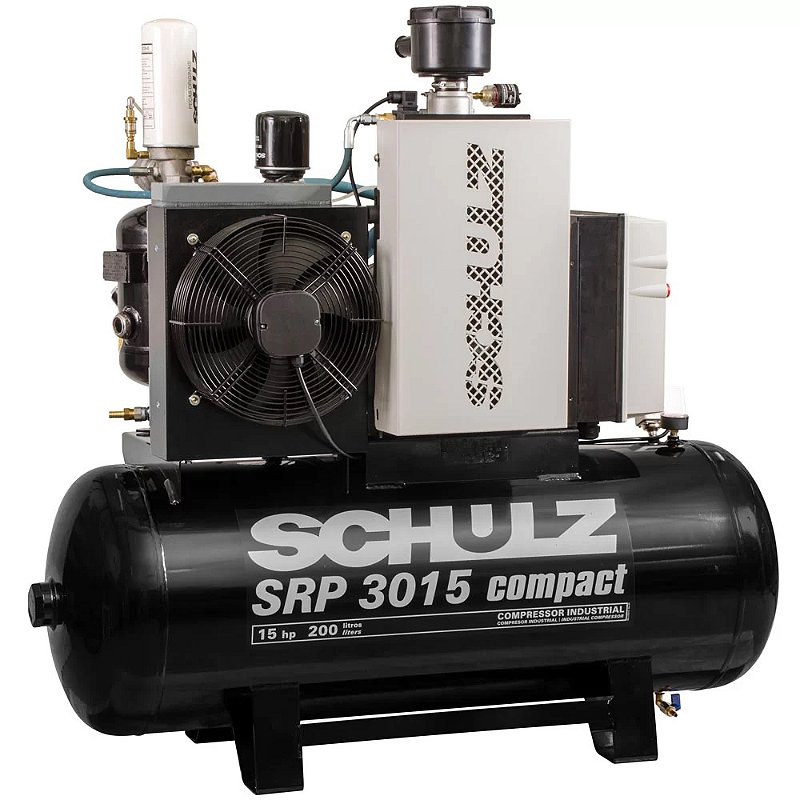 Compressor Schulz Parafuso SRP 3015 Compact - Instemaq Curitiba