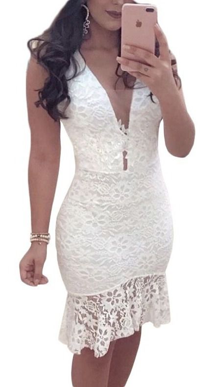 Vestido Em Renda Feminino Reveillon Fim De Ano NR Modas