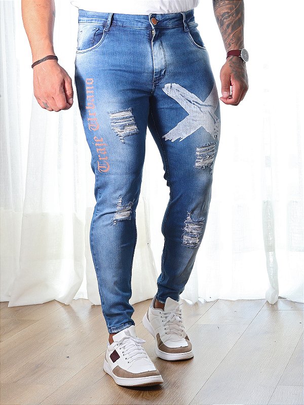 Calça Jeans Skinny Luminous Urban - Traje Urbano