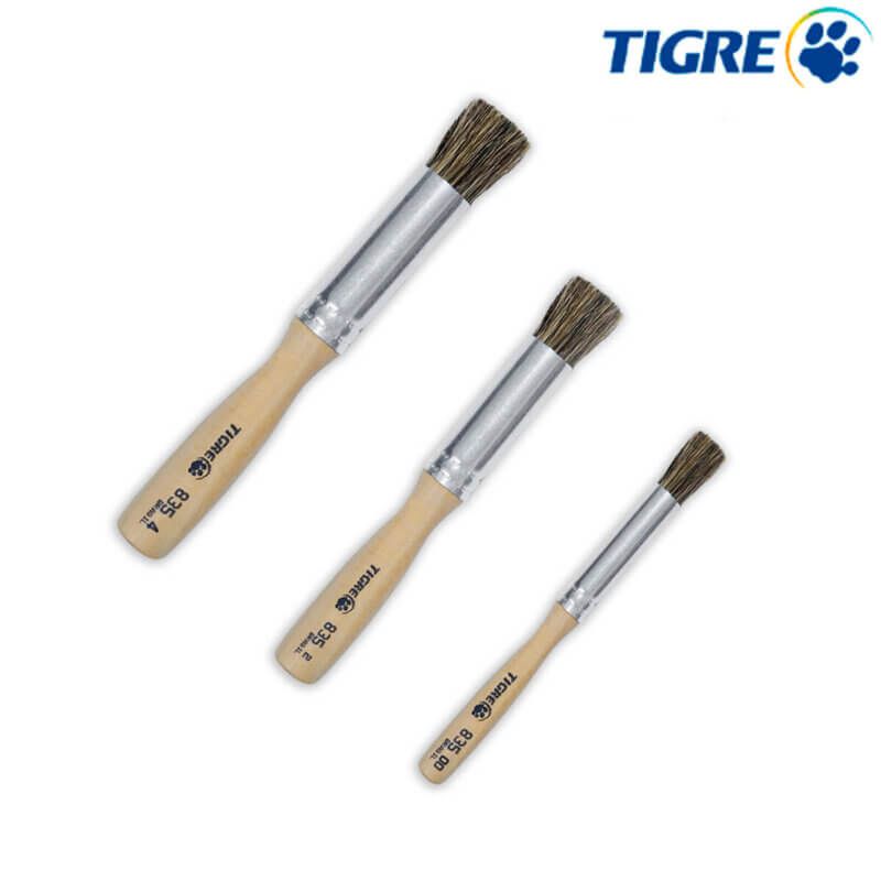 Pincel 835 Broxinha Cerda Gris (Rodin/Pinctore)TIGRE