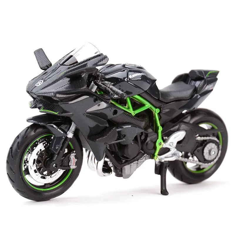 Motocicleta en miniatura 1/12e Kawasaki Ninja ZX10R (2010) Maisto -  Miniatura