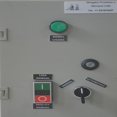 QUADRO DE AUTOMAÇÃO DE LIMPEZA DE PISCINAS