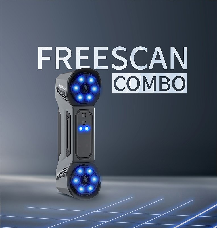 Scanner 3D FreeScan Combo – Precisão Portátil com Tecnologia Híbrida ...