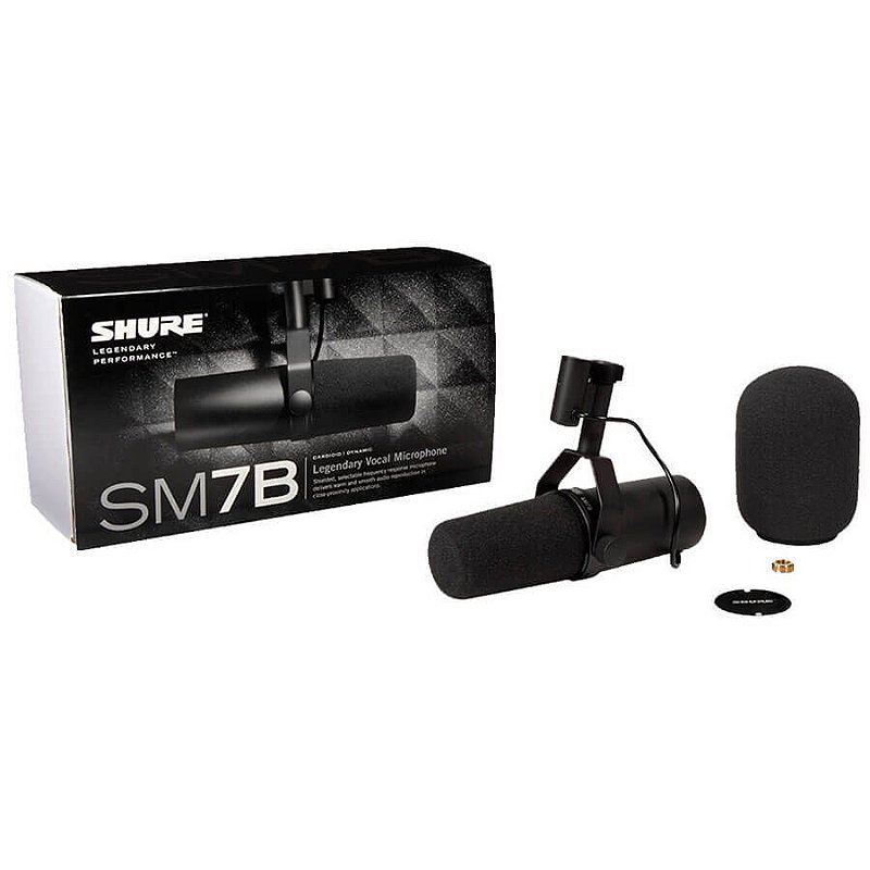 Microfone Vocal Shure SM7B - Loja OnVideo