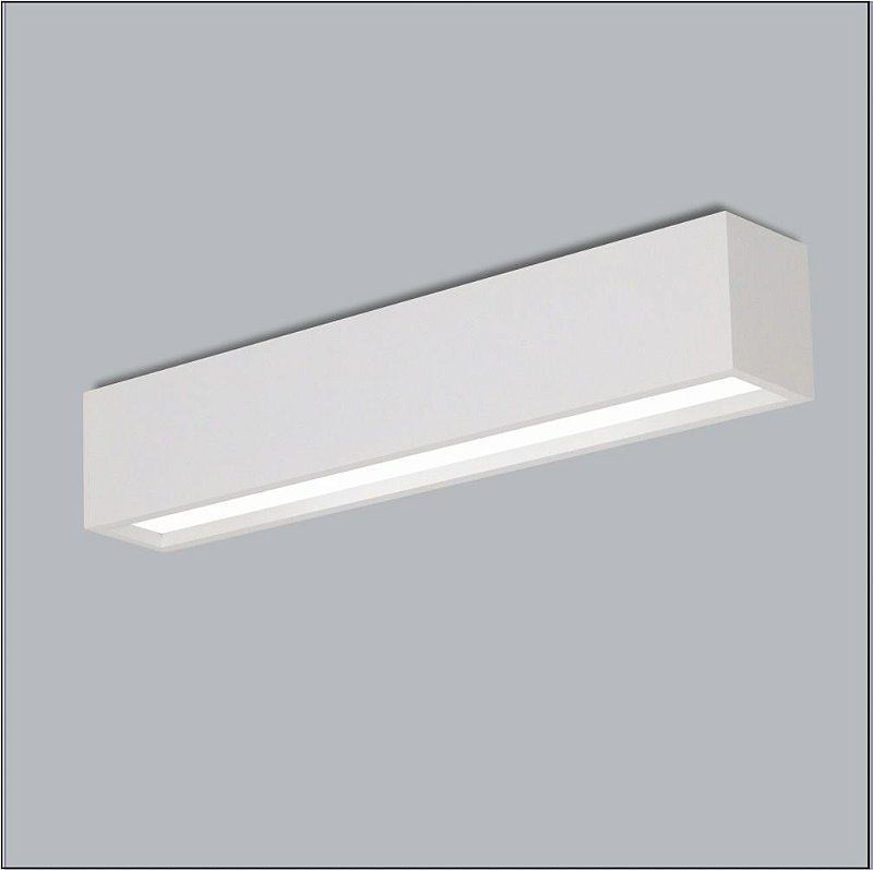 Plafon Sobrepor Retangular Grande Usina Design | Play Light - Play