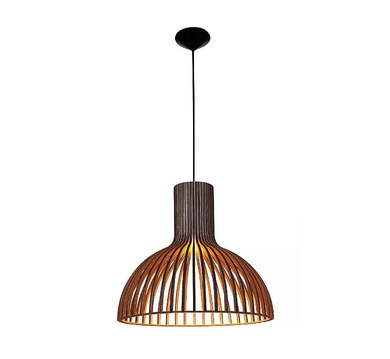 Pendente Rústico Acabamento Preto | Play Light - Play Light Iluminação