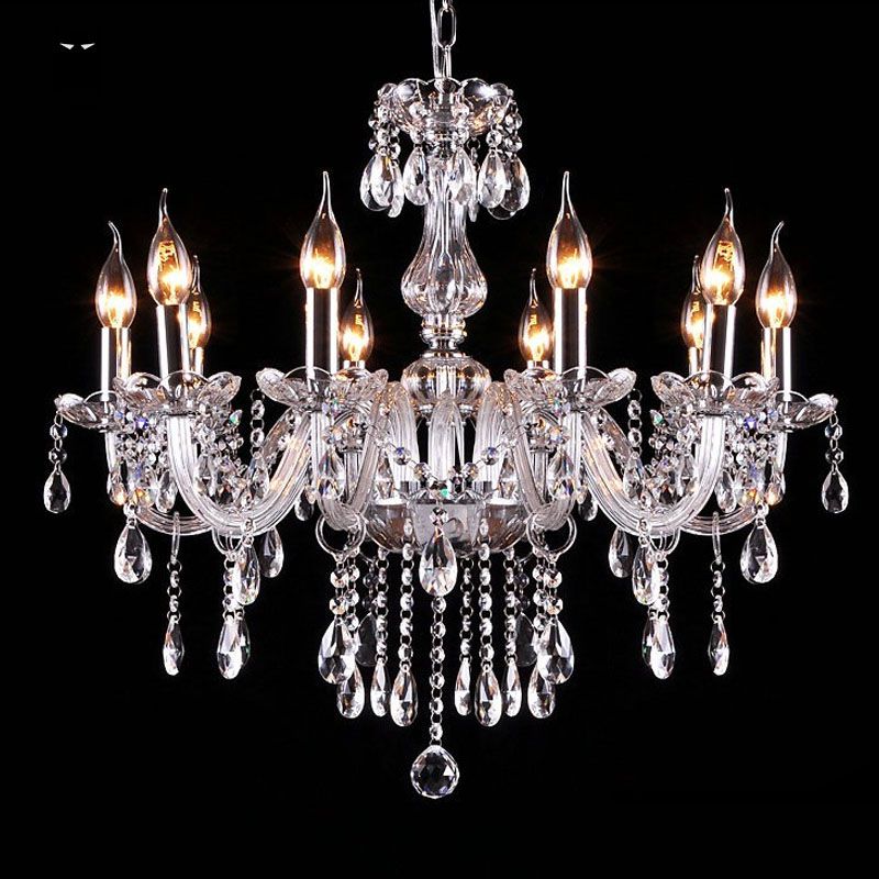 Lustre Candelabro Maria Tereza Hera 8 Braços | Mantra 30180 - Play