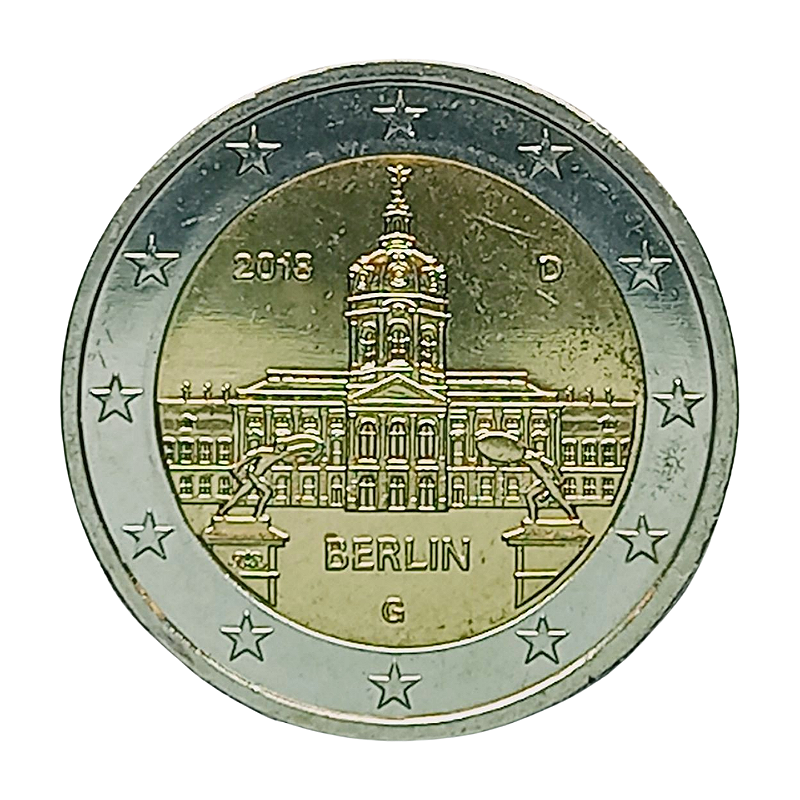 Moeda de 2 Euros da Alemanha - 2018 - Numismática Império