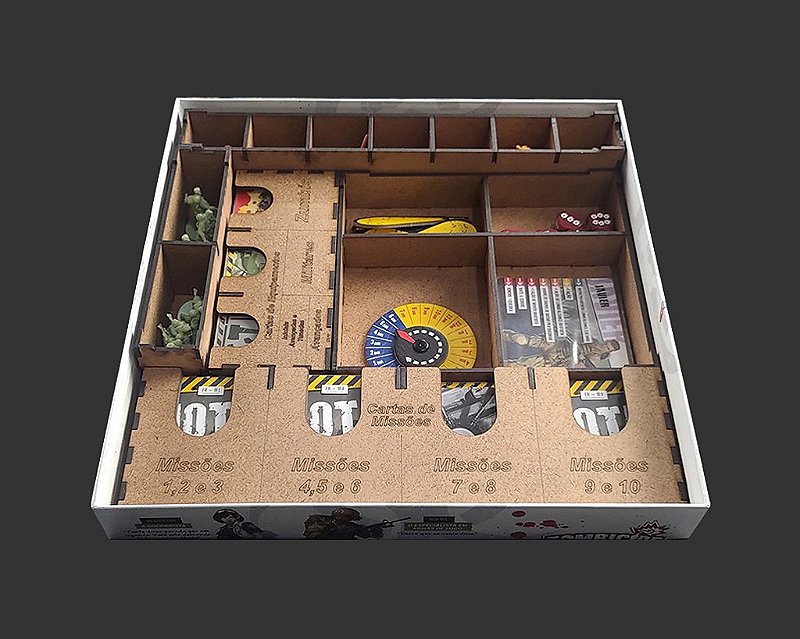 Organizador (SOFT INSERT XPS) para Zombicide 2ª Edição