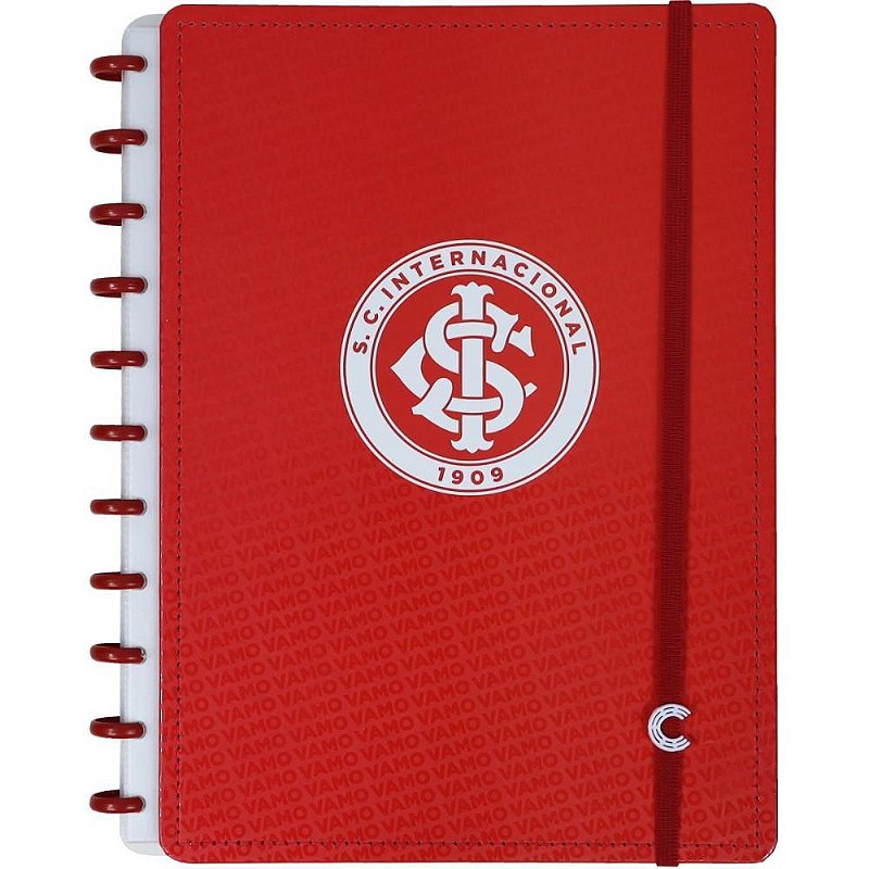 Caderno Inteligente Grande INTER Colorado Vermelho - Digital