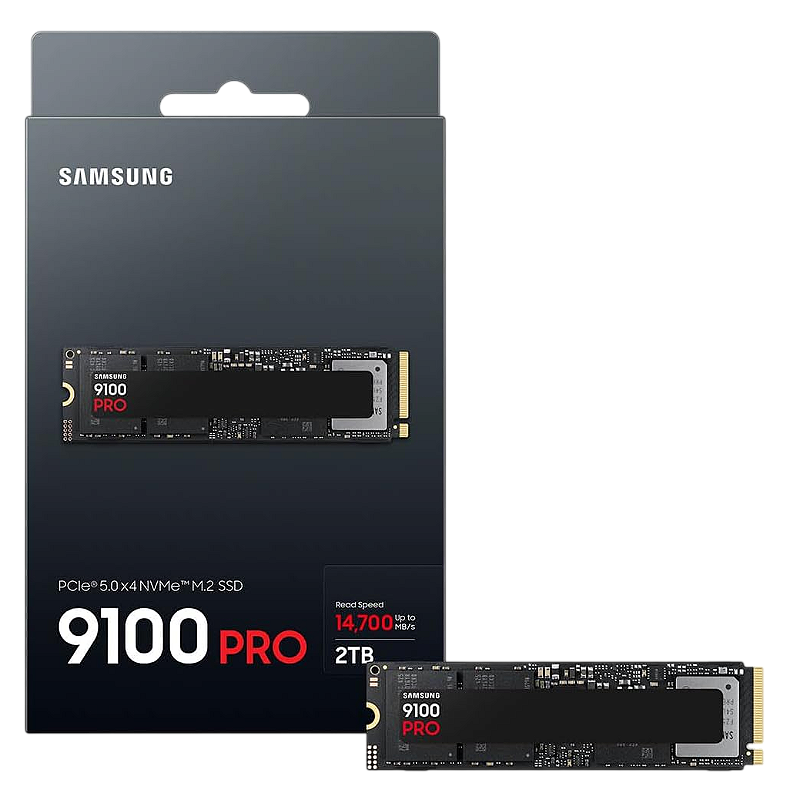 2TB Samsung 9100 PRO 14700MB/s SSD M.2 NVMe GEN5 PCIe 5.0 - MZ