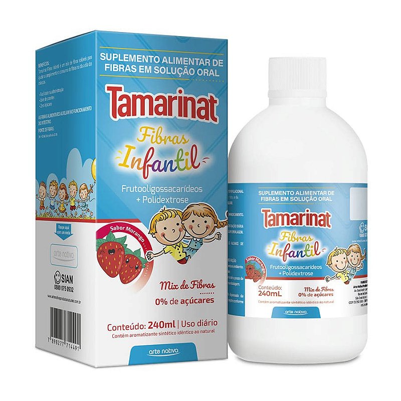 FIBRAS INFANTIL POLIDEXTROSE INTESTINO PRESO TAMARINE KIDS - Drogaria ...