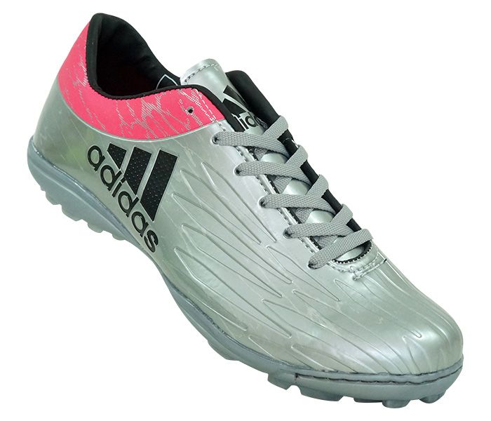 Chuteira Society Adidas X 16.1 Prata e Rosa - bootssports.com.br