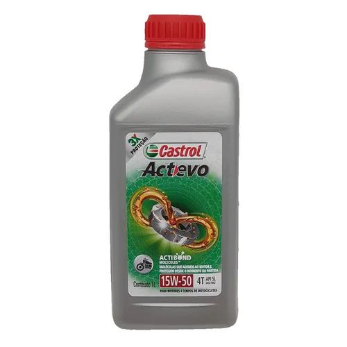 Óleo Castrol 15w50 4t Actevo Actibond Semissintético 1 LITRO