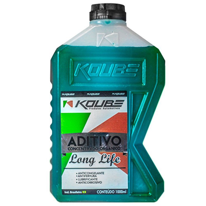 Aditivo Radiador Concentrado Orgânico Long Life Koube Verde