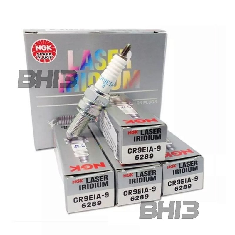 Jogo De Vela Ngk Iridium Cr9eia-9 Ngk Iridium Laser Premium
