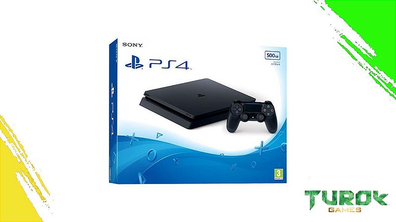Console Playstation 4 Slim 500gb SEMINOVO - Turok Games Loja