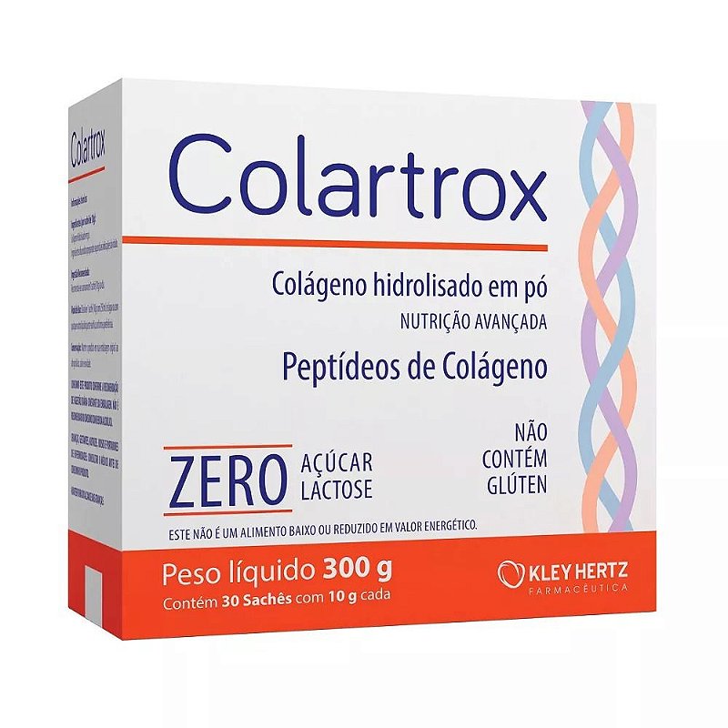COLARTROX ZERO LACTOSE COLAGENO C/30 SACHES 10 GR - Anchieta