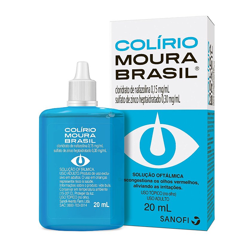 COLÍRIO; ALIVIO DE IRRITAÇÃO NOS OLHOS; SOLUÇÃO OFTÁLMICA; IRRITAÇÃO