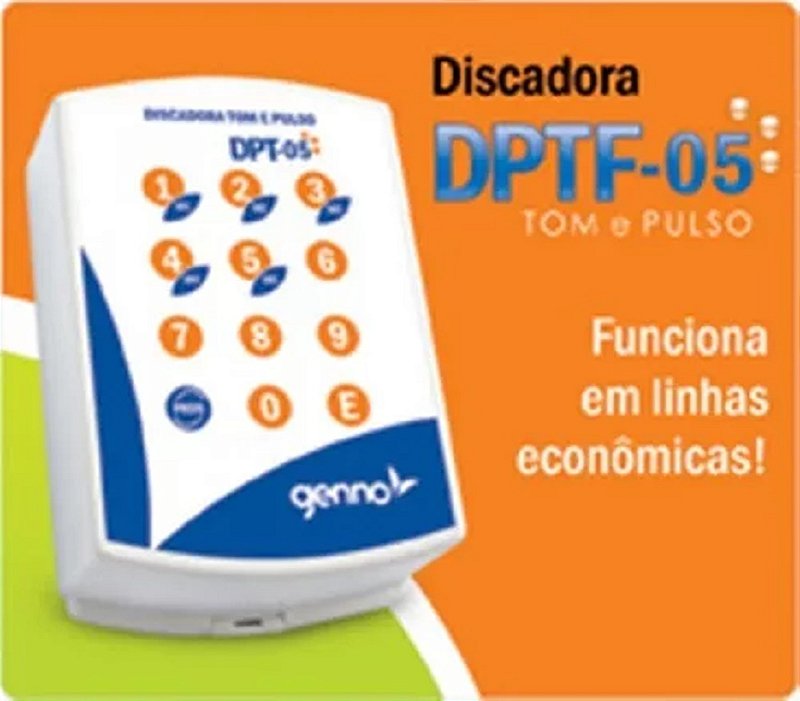 Discadora Universal Dptf-05 Pt Genno Tom E Pulso - Mgm Informática