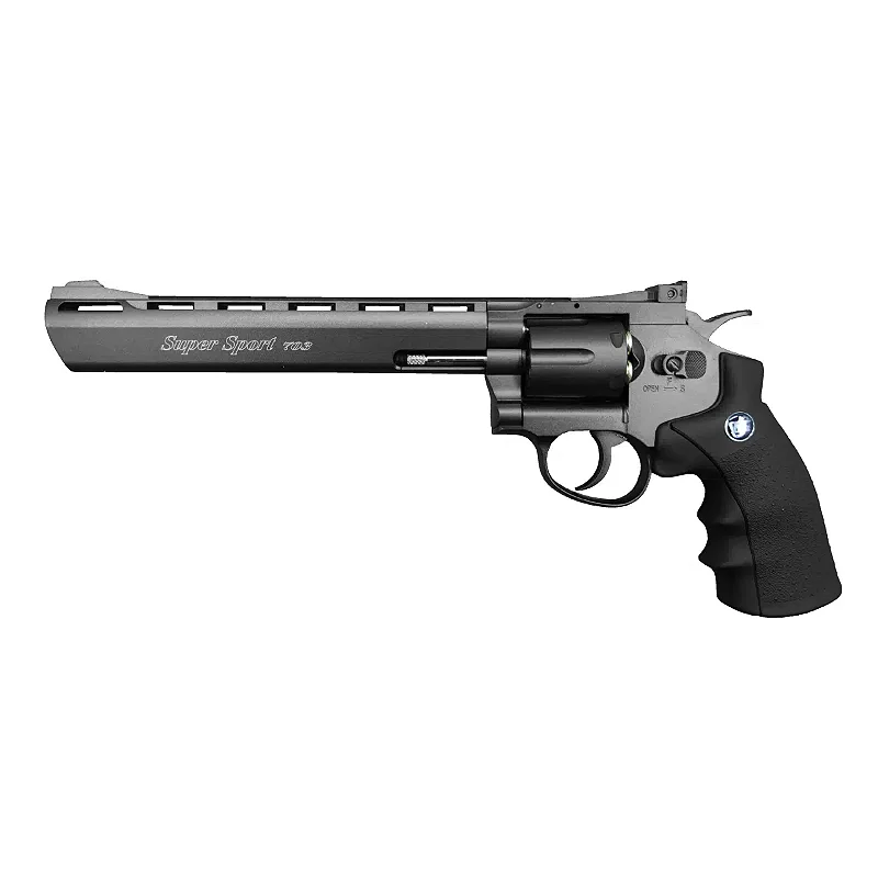 Comping Revolver Revólver de Pressão CO2 Wingun 703B 8Pol. Metal - 4.5mm - Airsoft ...