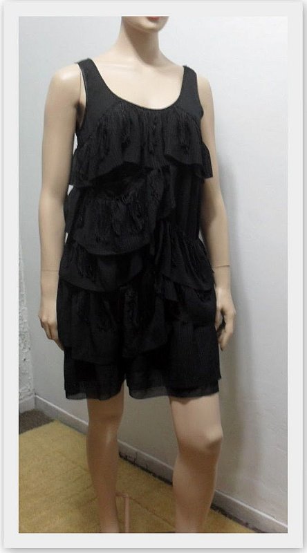 MM COUTURE BY MISS ME USA Vestido cristais cantinho das grifes