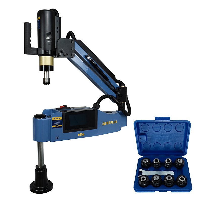 Rosqueadeira Elétrica Articulada M3 a M16 600W 220V - Ferplus