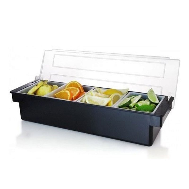 Porta especiero Ou Kit 4 Porta Temperos com Vedação Hermética 340ml e  Organizador de Gaveta Clear Porta Tempero Condimento Especiarias  Organizador Modular tarro de especias transparente incluye 4 frascos