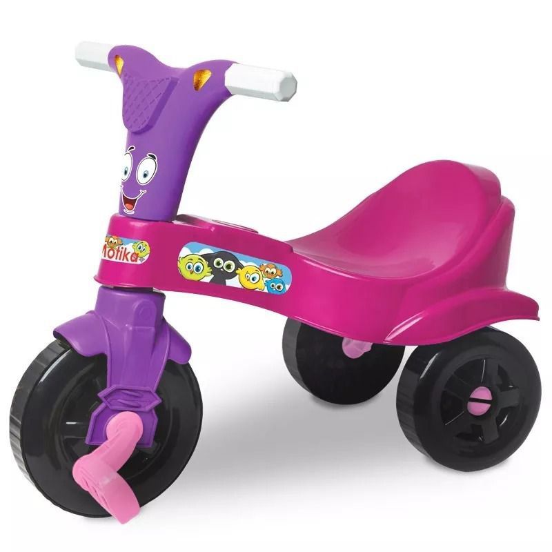 Triciclo Velotrol Infantil Bebe Motoca Rosa Menina Toys