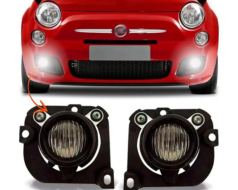 Farol Auxiliar Original Fiat 500 Desempenho Durabilidade - RC&A ...