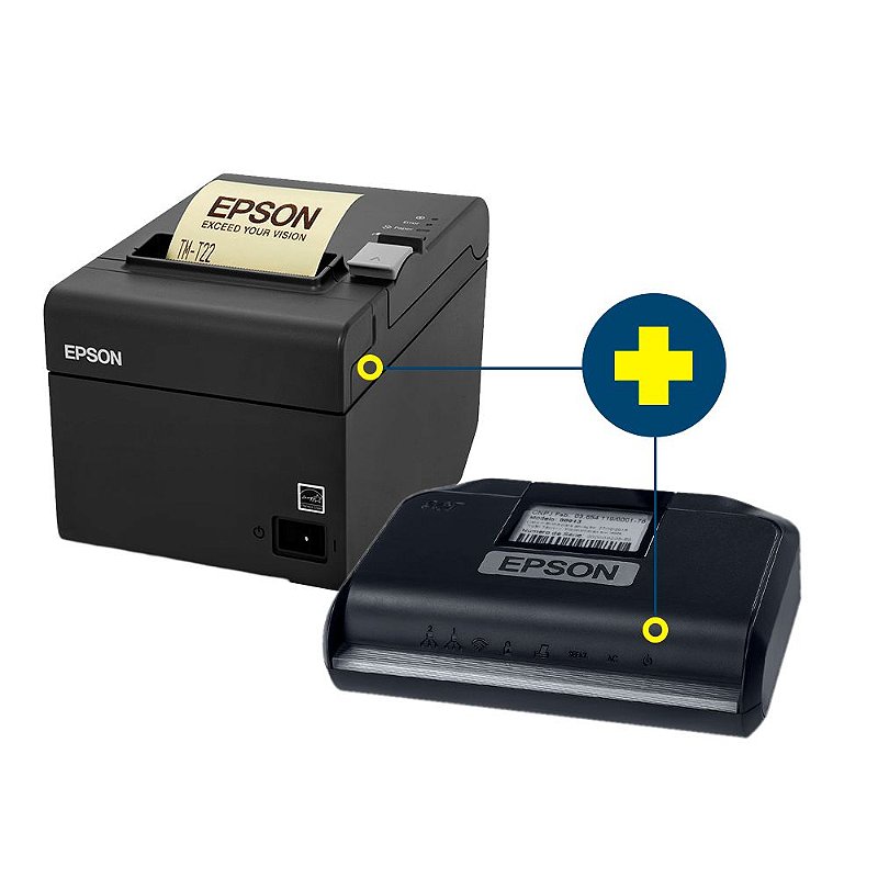  Kit  SAT Epson  com Impressora TM T20 Compre Aqui 