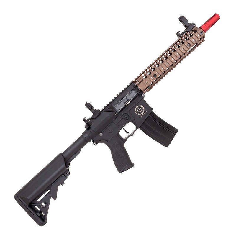Rifle AEG M4 AR15 Neptune 9" Marsoc – ROSSI - Caveira Airsoft