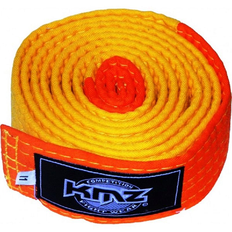Faixa KMZ Amarela com Ponteira Laranja - Kamikaze Sports