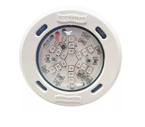 Luminária Para Piscina Eco Rgb 4,5w Sodramar - BELLE ILUMINACAO