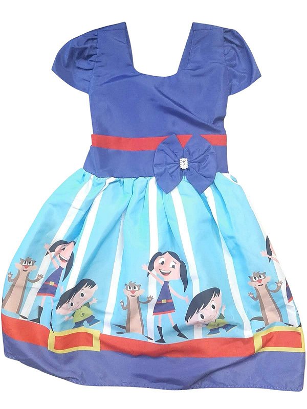 Vestido de Festa Infantil Show da Luna Fashion JL - Main Image