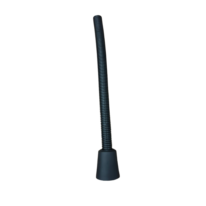 Pex Kit Canopla em Alumínio e Flexível ABS Preto 400 mm para Tubo Pex Ø ...