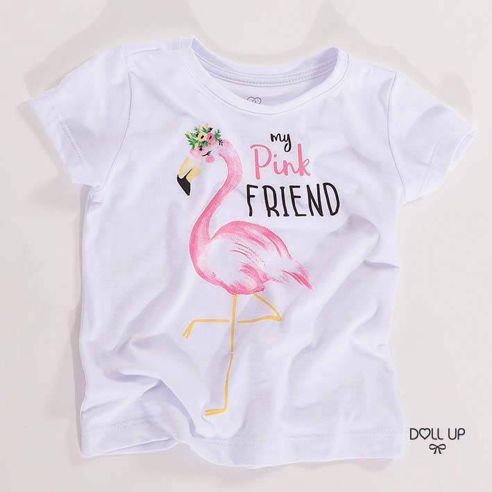 camisa estampa flamingo