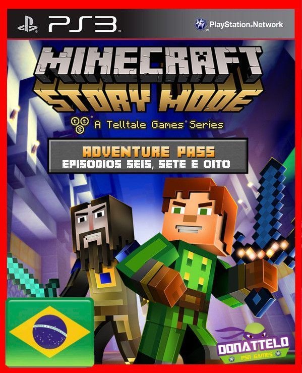 Minecraft story mode ps3 psn - Donattelo Games - Gift Card PSN, Jogo de PS3,  PS4 e PS5