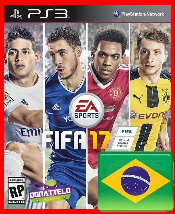 Fifa 17 ps3 psn Fifa 2017 - Donattelo Games - Gift Card PSN, Jogo de PS3,  PS4 e PS5
