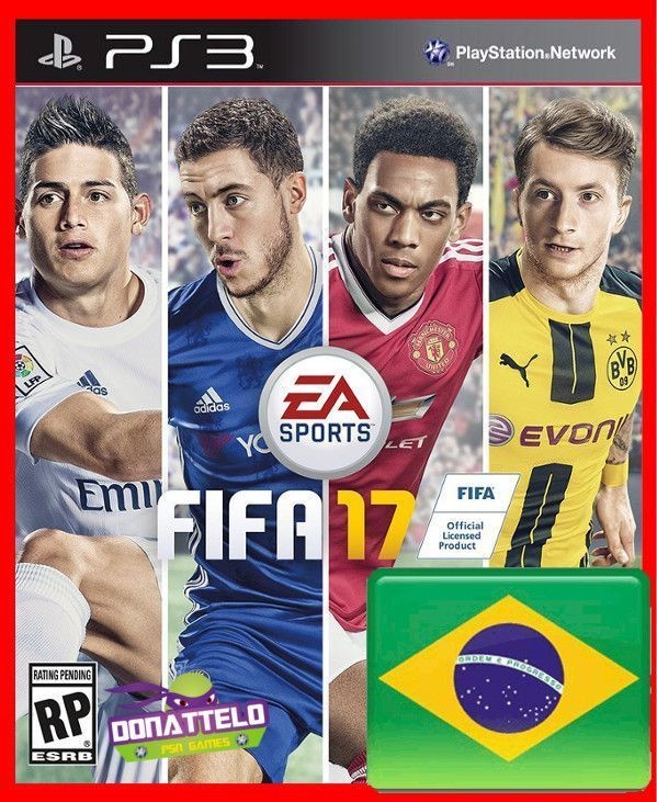 Fifa 17 (FIFA 2017) Português Brasileiro PS3 - Game Games - Loja