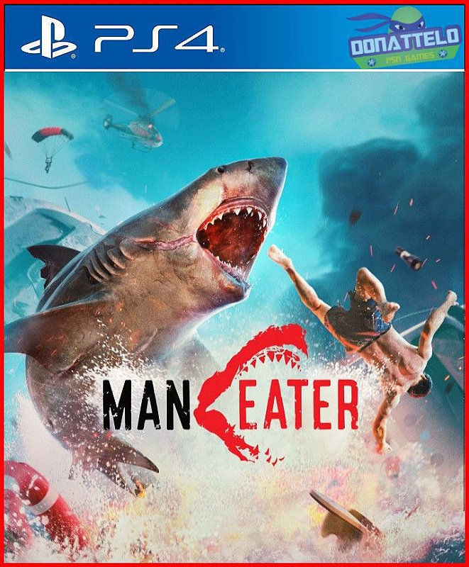 Maneater Ps4 Donattelo Psn Games Gift Card Psn Jogo De Ps3 Ps4 E Ps5