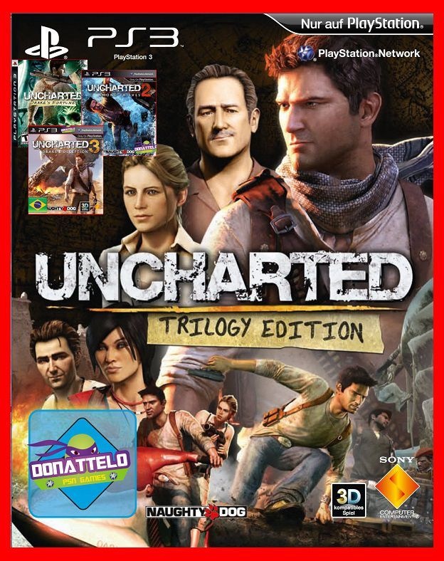 Uncharted COLEÇÃO PS3 PSN JOGO DIGITAL PLAYSTATION STORE - ADRIANAGAMES