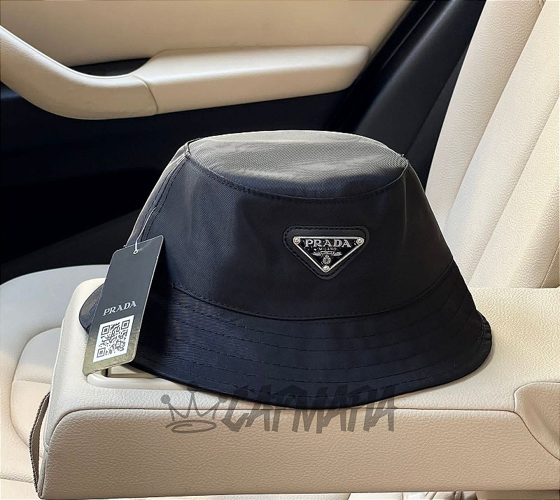 PRADA RE-NYLON BUCKET HAT BLACK Mサイズ Bucket Hat Prada Classic Re-Nylon Black - CAPMAFIA