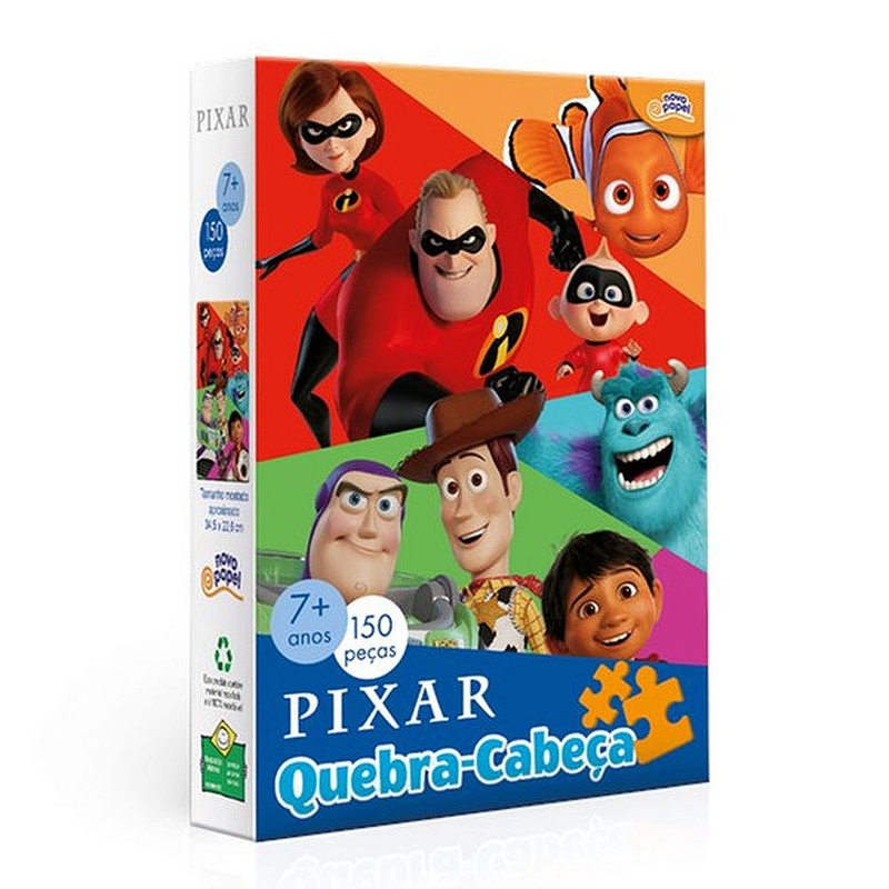 Brinquedo Infantil Quebra-Cabeça Pixar Toyster