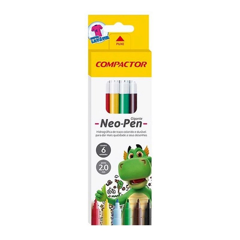 Kit Caneca para pintar Carros + Jogo de Canetinhas Laváveis