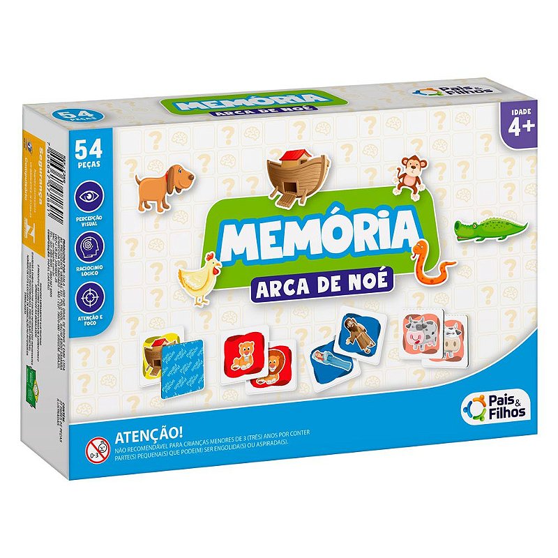 Jogo da Memória Princesa - 40 Peças - Pais e Filhos - Casa Joka