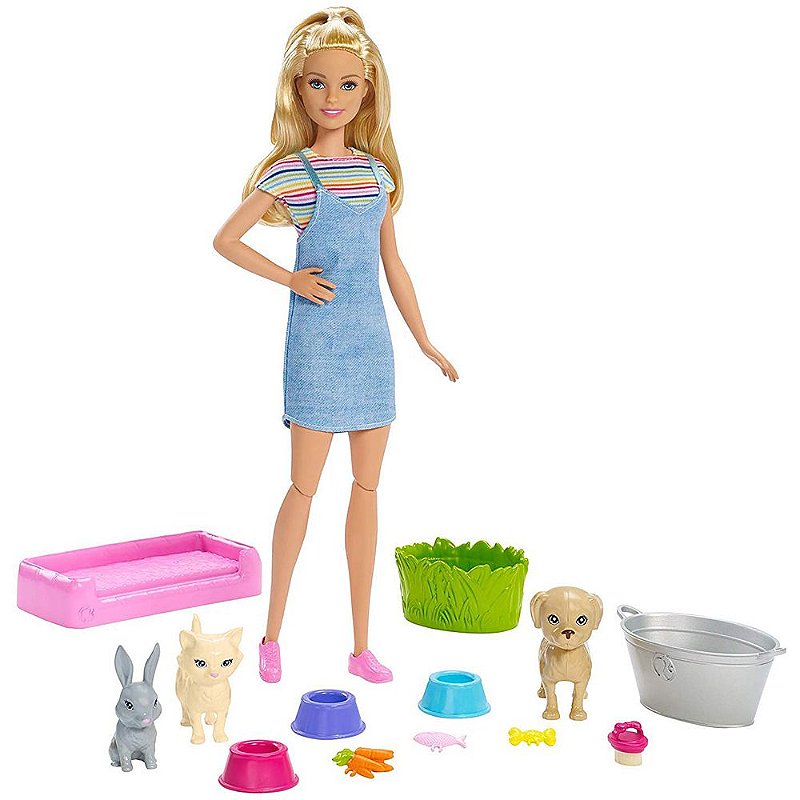 Boneca Barbie Life In The City - Viagem com Pets - Mattel - Casa Joka