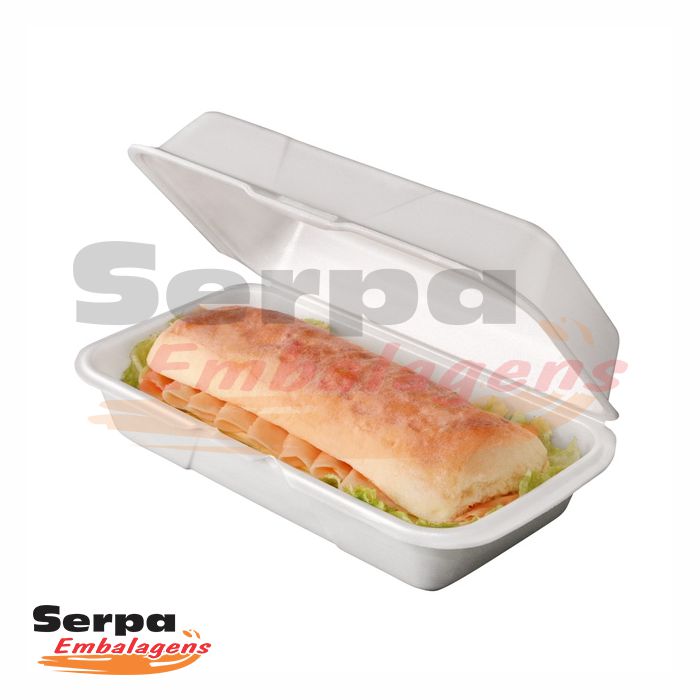 Cachorro Quente / Hot Dog Saco Branco Com 100 Unidades