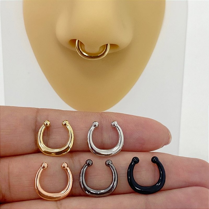 PIERCING FAKE FERRADURA SEPTO - I Love Piercing - Loja Online de Piercings  e Alargadores